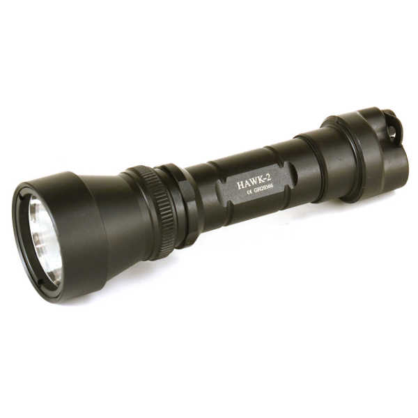 Wolf Eyes Hawk II LED hunting flashlight torch